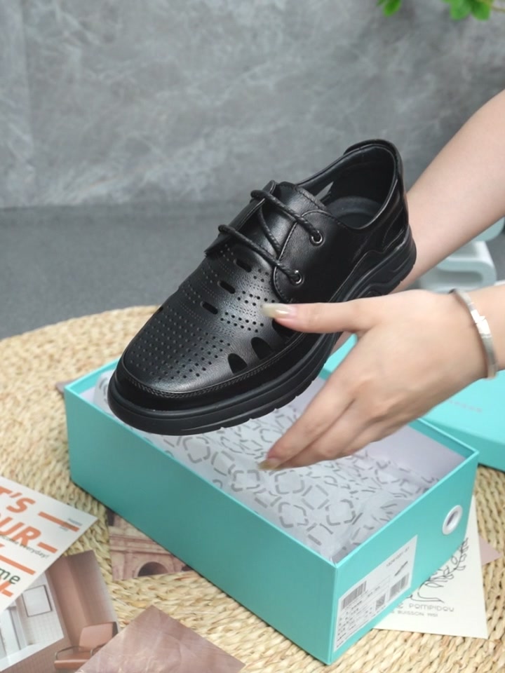 职场新宠！康奈猪笼鞋，商务休闲两不误的透气神器！