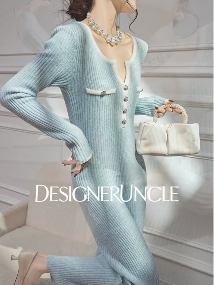 法式小香风连衣裙，气质显瘦内搭必备！