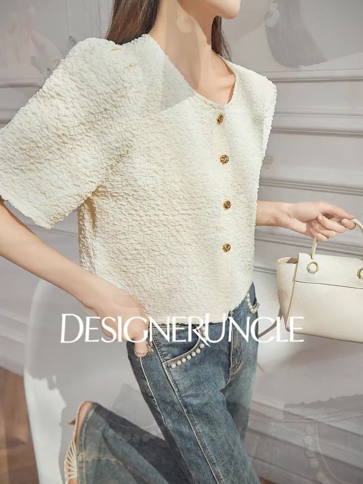 DESIGNER UNCLE 2025新款衬衫：小众设计感，甜酷女孩的夏日战袍